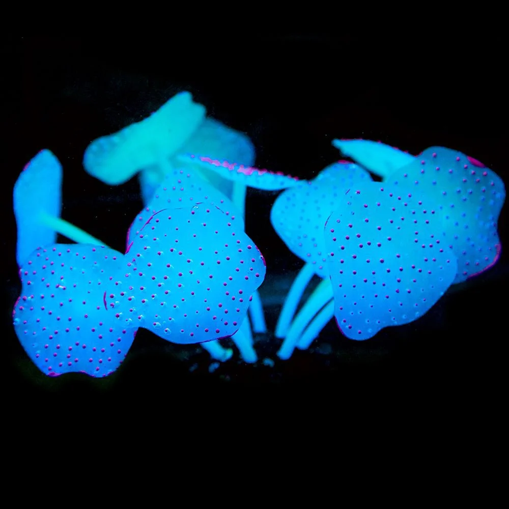 Sucker Coral Aquarium Artificial Coral Silicone Plant With Sucker Ornament Water Landscape Decor Fish Tank Aquarium Accessories