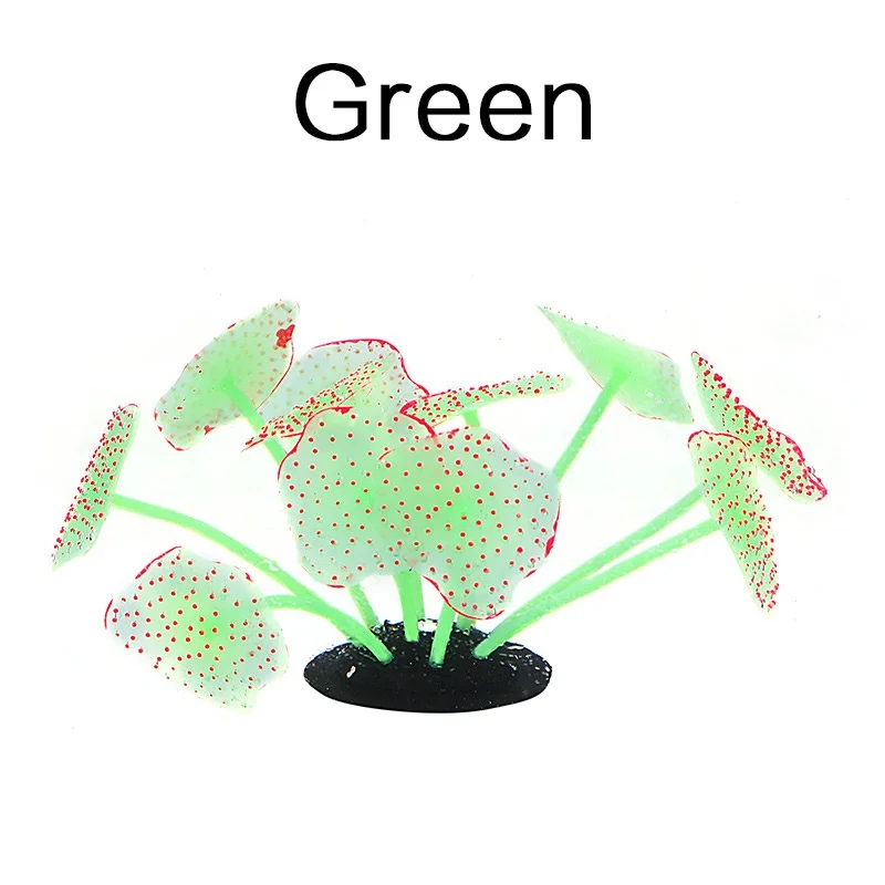 Sucker Coral Aquarium Artificial Coral Silicone Plant With Sucker Ornament Water Landscape Decor Fish Tank Aquarium Accessories