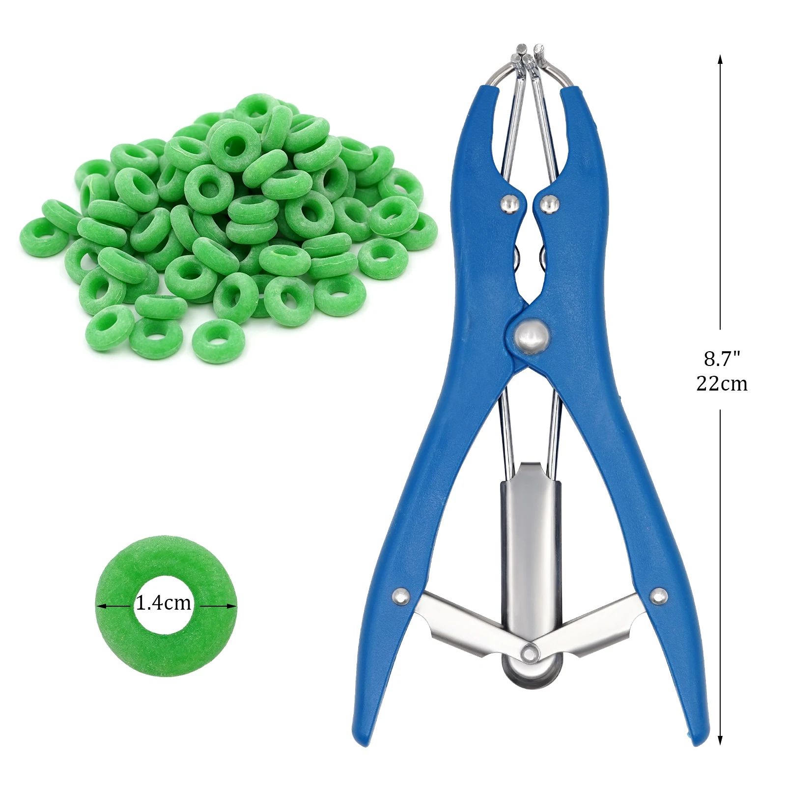 Farm Animal Tail Removal Pigs Sheep Castration Pliers Particulate Rubber Ring Castration Device Veterinary Equipment