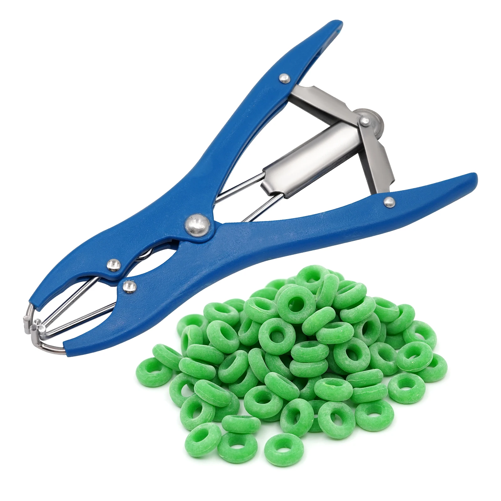 Farm Animal Tail Removal Pigs Sheep Castration Pliers Particulate Rubber Ring Castration Device Veterinary Equipment
