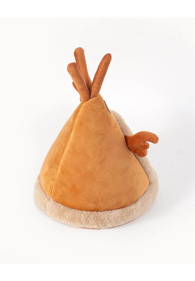 Dog Kennel Warm Winter Dog House Mat Detachable Washable Dogs Bed Nest Deep Sleep Tent for Medium Large Dogs House Supplies