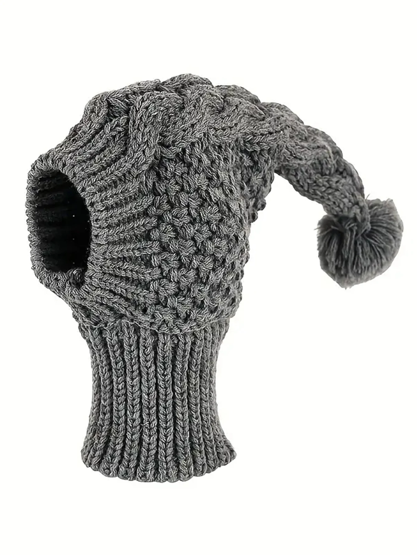 Hand Knit Winter Wool Greyhound Large Dog Beanie Hat Dog Accessories Whippet Snood for Dogs