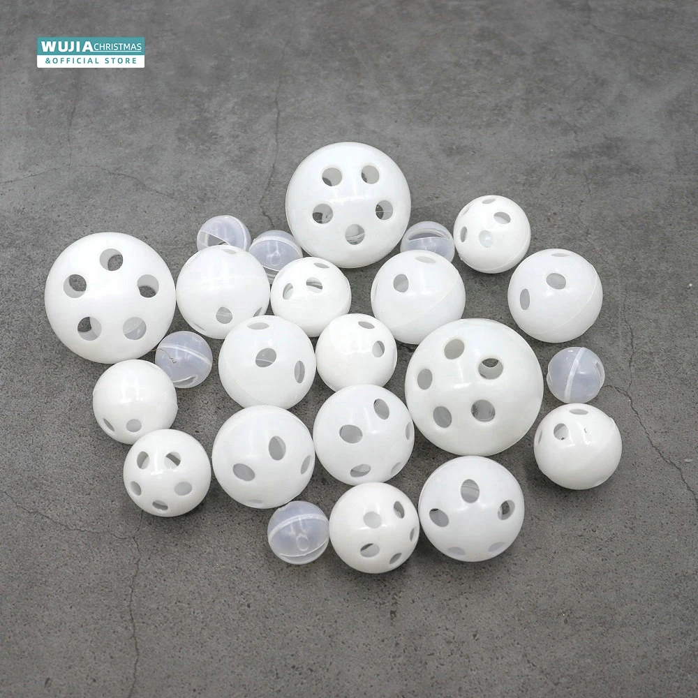 30/50/100pcs Plastic Rattle Bell Balls Squeaker Baby Toys DIY Rattle Beads Noise Maker Repair Fix Dog Plush Doll Babies Supplies