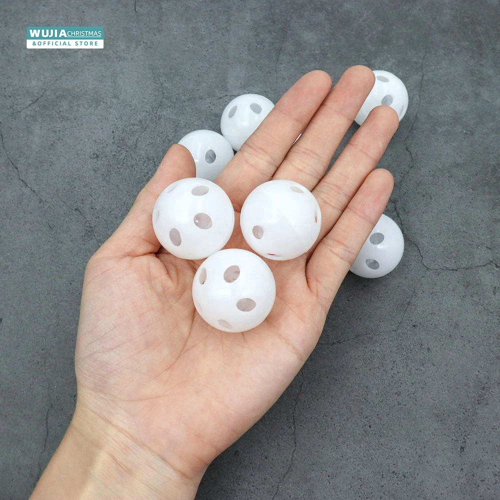 30/50/100pcs Plastic Rattle Bell Balls Squeaker Baby Toys DIY Rattle Beads Noise Maker Repair Fix Dog Plush Doll Babies Supplies