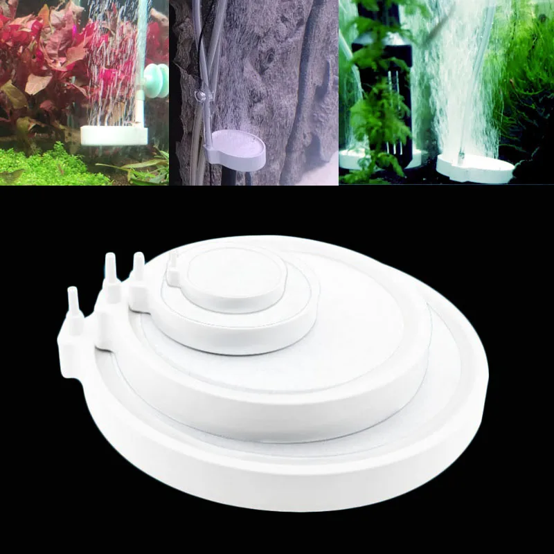 35/50/80/100mm Fish Tank Aquarium Nano Air Stone Oxygen Aerator Air Bubble Pond Pump Hydroponic Oxygen Supply Accessories