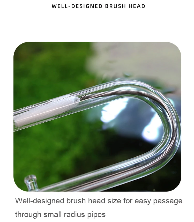 Aquarium Spring Brush Cleaning Tools Accessories Cleaners Fishbowl Supplies Fish Tank Akvarium Filter Fishing Goods Plant