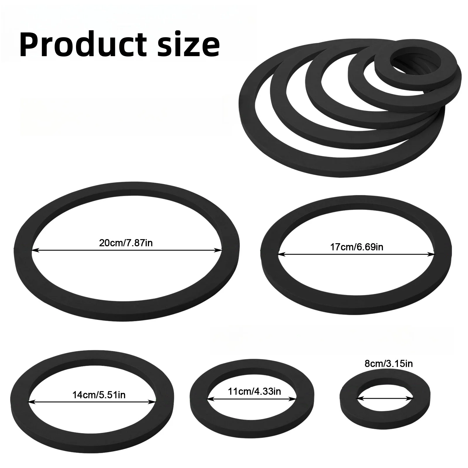 5Pcs Aquarium Floating Plant Rings Fish Feeding Rings Floating Grass Blocking Rings for Fish Tank Aquarium Pond Accessories