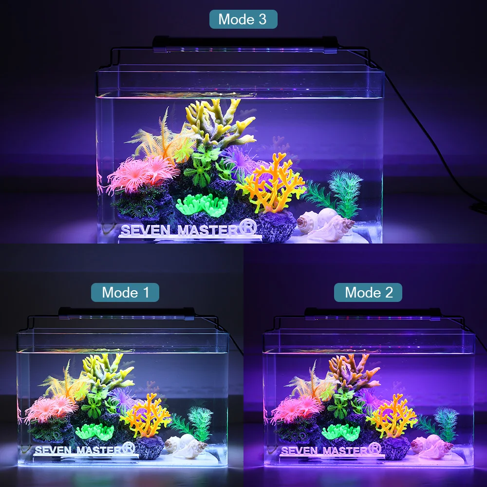 Aluminum Alloy Aquarium Lamp For Plant Grow Fish Tank Bracket Lights Clip on Fish Tank