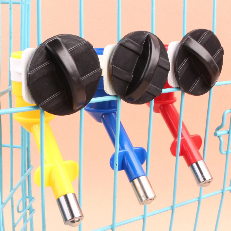 1/2pcs Cute Feeder Pet Puppy Dispenser Water Bottle Dog Fountain Hanging Head Drinking Ball Mounted Pet Water Dispenser