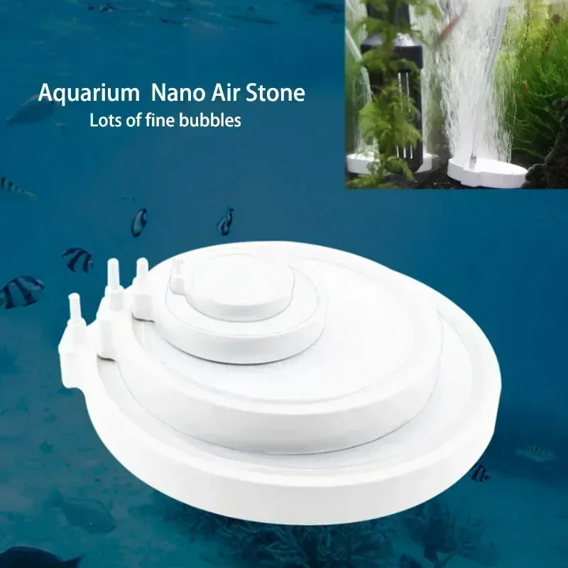 35/50/80/100mm Fish Tank Aquarium Nano Air Stone Oxygen Aerator Air Bubble Pond Pump Hydroponic Oxygen Supply Accessories