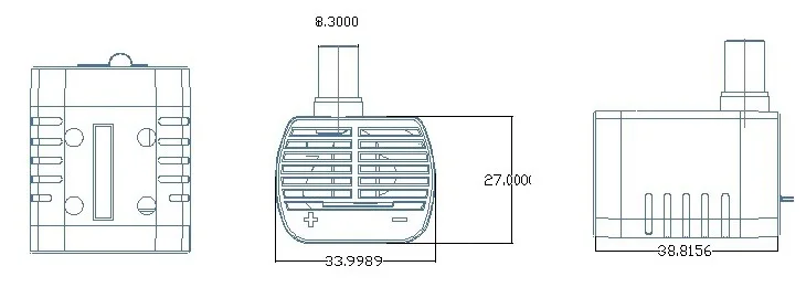 Water Pump Pet Cat Water Dispenser Anti Dry Burning Motor Cat Flower Water Dispenser Water Dispenser Fish Tank Submersible Pump