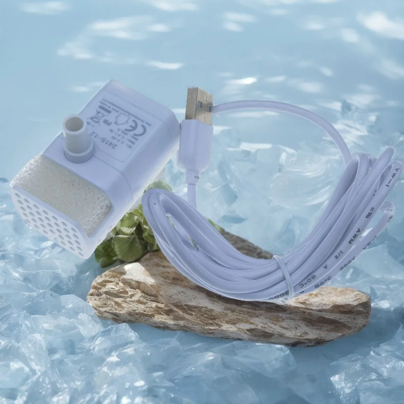 Water Pump Pet Cat Water Dispenser Anti Dry Burning Motor Cat Flower Water Dispenser Water Dispenser Fish Tank Submersible Pump
