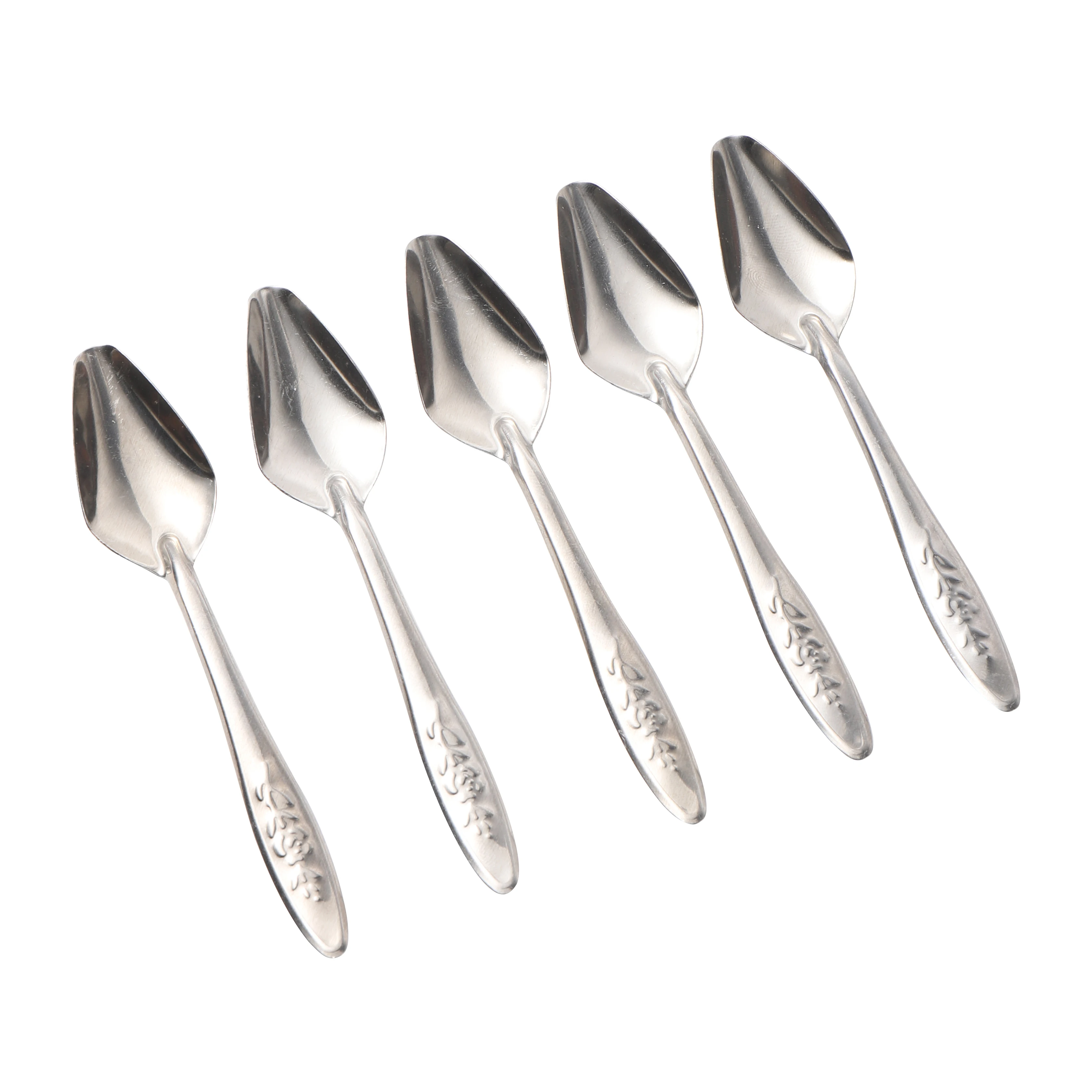 5pcs Portable baby bird feeding water spoon bird parrot feeding spoon stainless steel water milk powder feeder spoon bird food