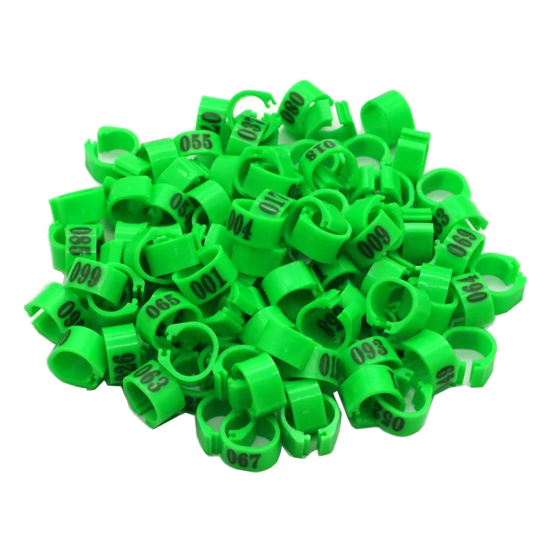 50 pcs Number (01-50) Inner Diameter 10mm Pigeon Leg Poultry Dove Bird Parrot Clip Rings Band Foot Ring Pigeon Supplies