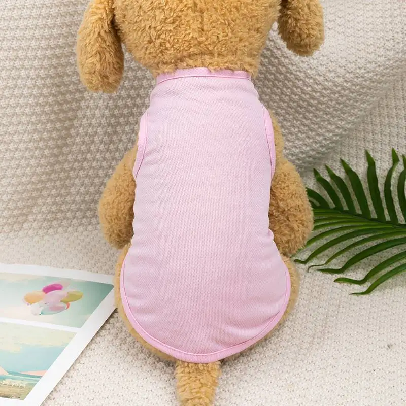XS-XXL Summer Dog Clothes For Small Dogs Chihuahua Cute Summer Puppy T-Shirt Spring Vests For Dogs Cats Pet Products