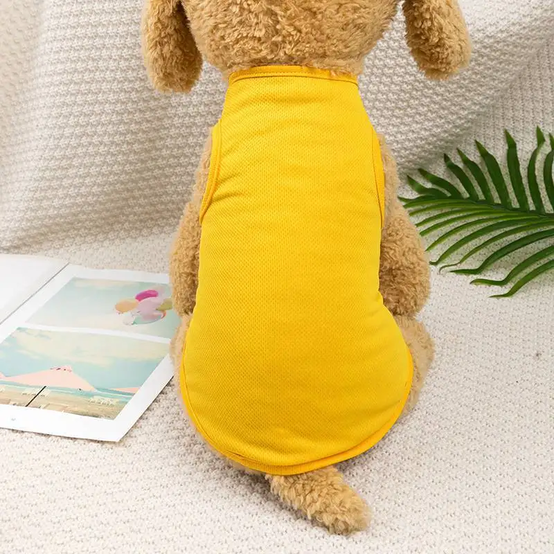 XS-XXL Summer Dog Clothes For Small Dogs Chihuahua Cute Summer Puppy T-Shirt Spring Vests For Dogs Cats Pet Products