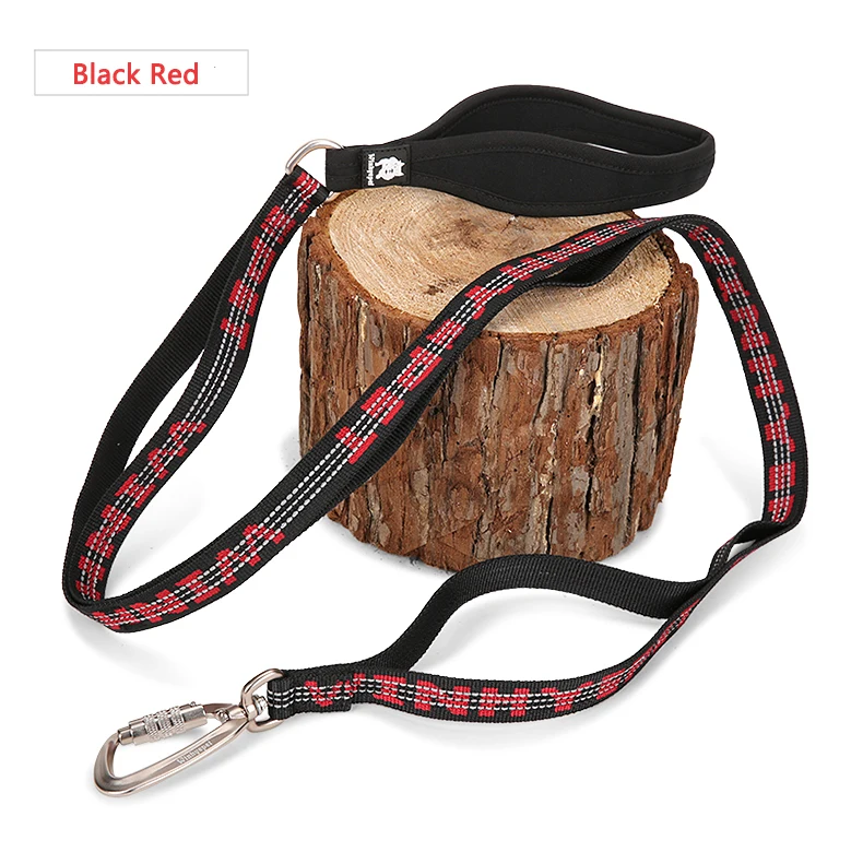 TRUELOVE Pet Leash Carabiner Traction Rope 3M Reflective Pull-resistant Nylon Webbing Big and Ferocious Dog Dedicated out YL1832