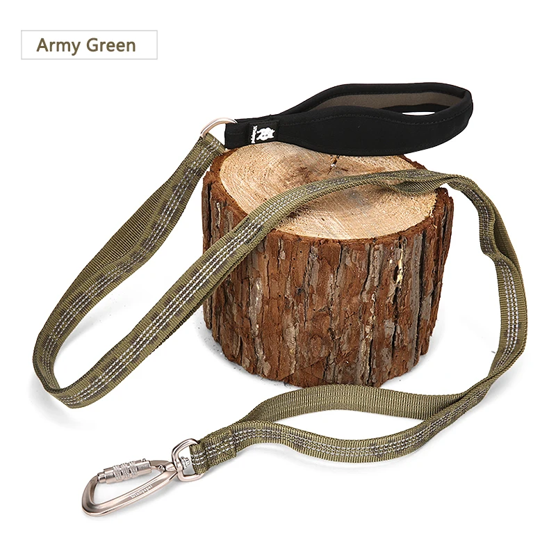 TRUELOVE Pet Leash Carabiner Traction Rope 3M Reflective Pull-resistant Nylon Webbing Big and Ferocious Dog Dedicated out YL1832