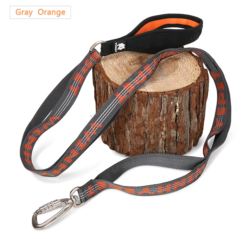 TRUELOVE Pet Leash Carabiner Traction Rope 3M Reflective Pull-resistant Nylon Webbing Big and Ferocious Dog Dedicated out YL1832