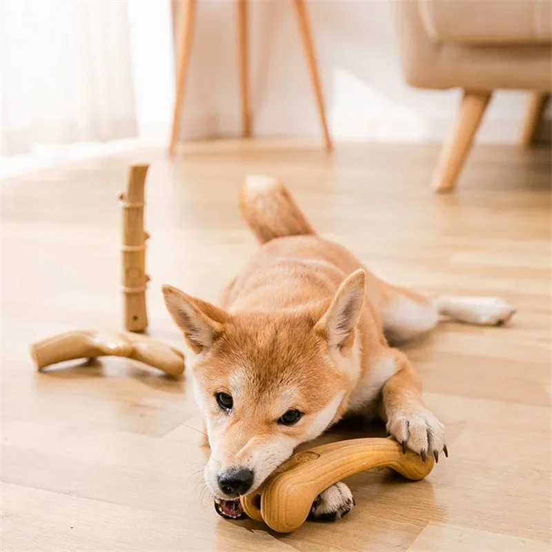 Wooden Deer Antlers Chew for Dogs Chew Toys for Aggressive Chewers Large Breed Chew Stick Indestructible Tough Durable Dog Toys