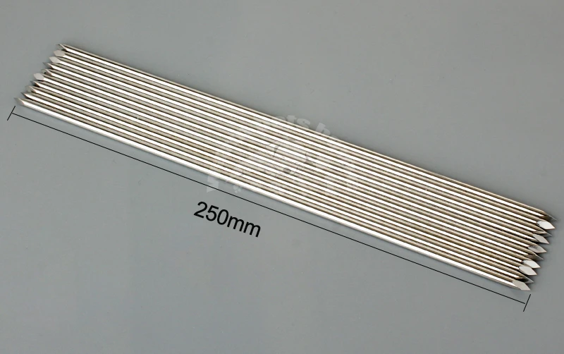 10pcs Kirschner Wire Pins Length 250mm 317 Medical Stainless Steel K-wire Orthopedics Instruments