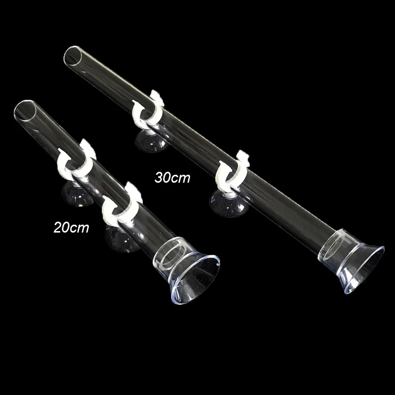 Acrylic Aquarium Feeder Tube Dish Transparent Fish Tank Shrimp Snail Shrimp Food Feeder Bowl Aquarium Feeding Accessories