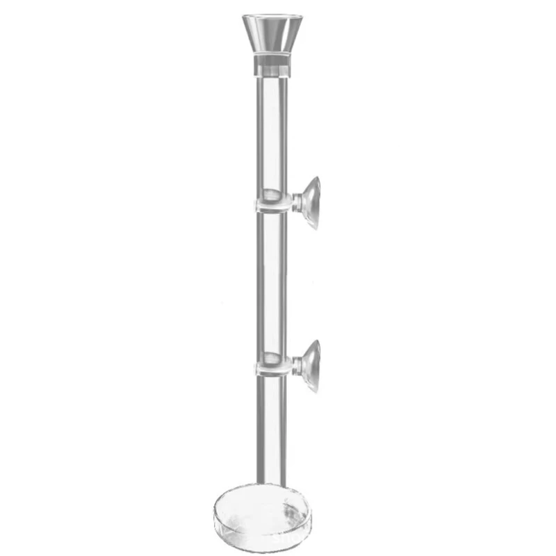 Acrylic Aquarium Feeder Tube Dish Transparent Fish Tank Shrimp Snail Shrimp Food Feeder Bowl Aquarium Feeding Accessories