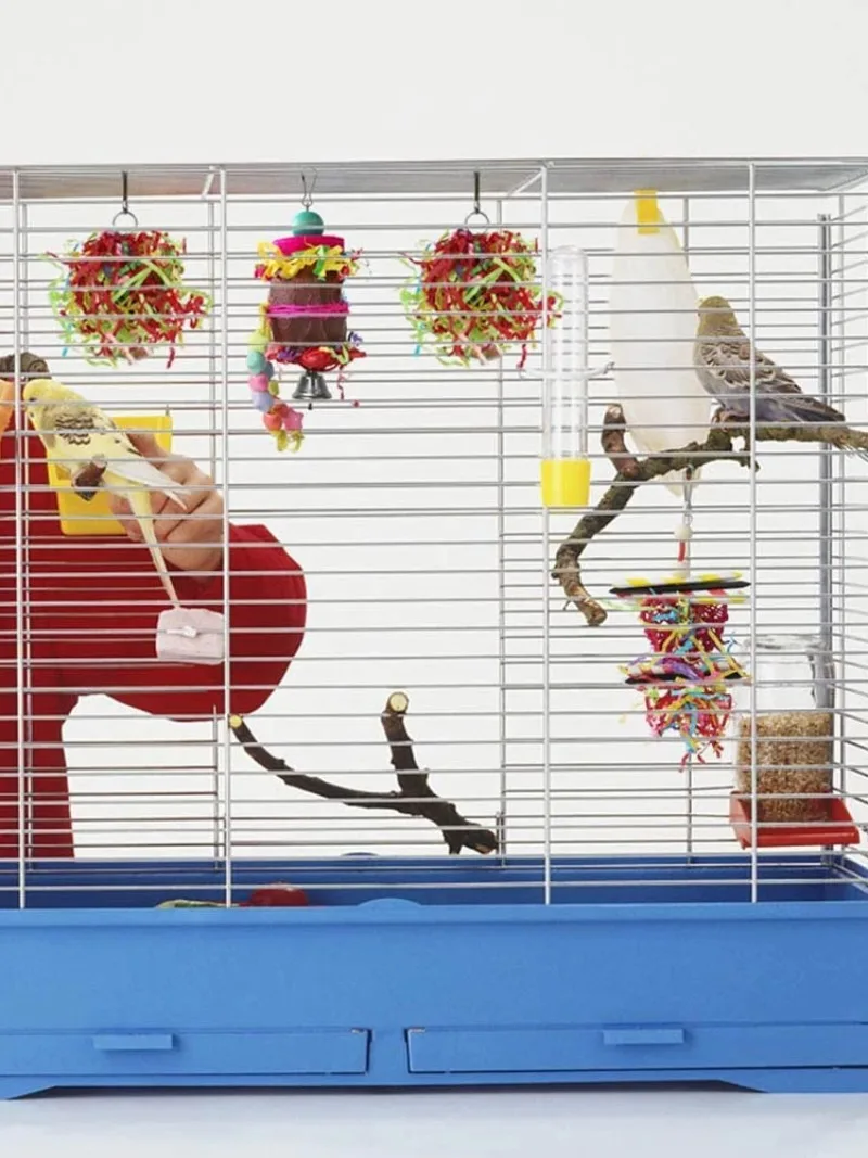4PC Bird Toys Parrot Accessories Chewing Toys צעצועים Cage Hanging Christmas Articles Pour Animaux De Compagnie Vogel Speelgoed