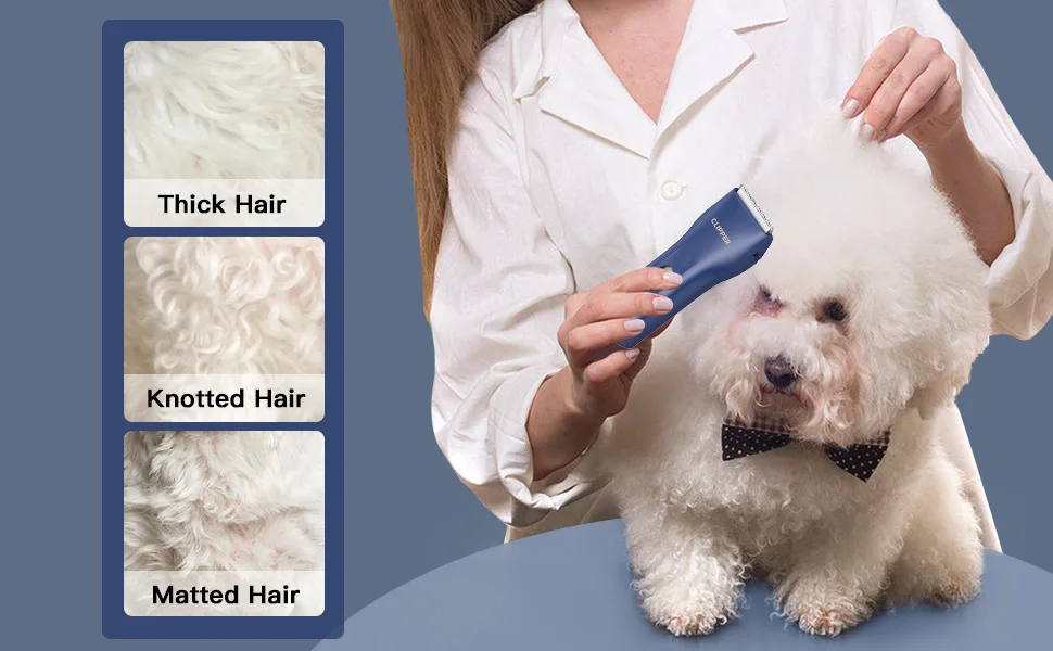 Small Dog Hair Clipper Electric Grooming Trimmer for Pets USB Rechargeable Cat Shaver Animals Haircut Machine waterproof
