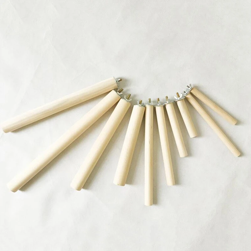 1/2ps Parrot Pet Raw Standing Stick Wood Hanging Stand RackToy Sticksstand Parakeet Branch Perches ForBird Cage Bar Pet Supplies