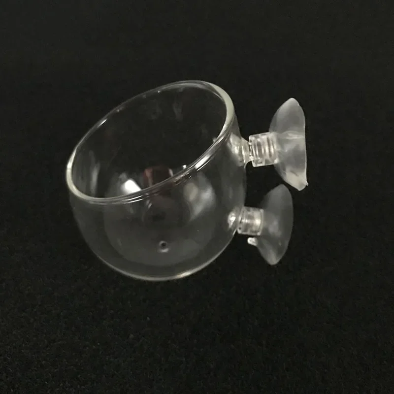 Glass Aquarium decoration Hanging fish tank Mini Crystal Pot Polka Water potted planting cylinder cup aquarium accessories