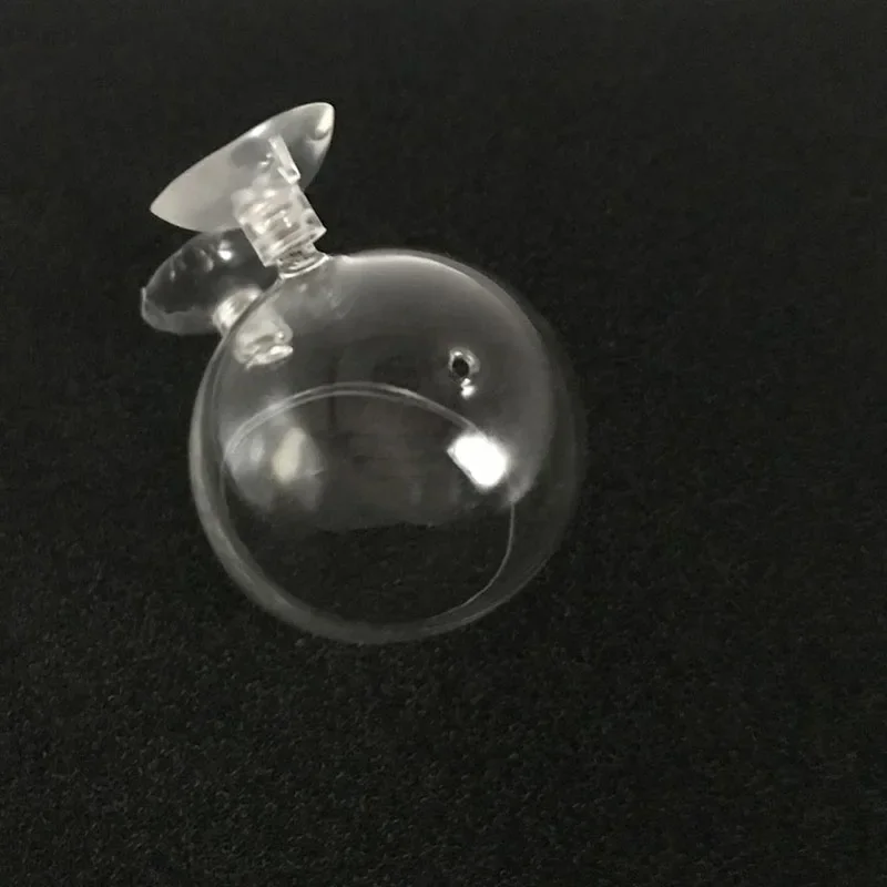 Glass Aquarium decoration Hanging fish tank Mini Crystal Pot Polka Water potted planting cylinder cup aquarium accessories