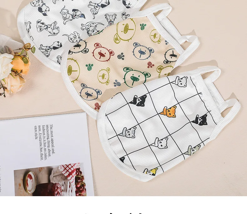 Dog Clothes Sling Slim Spring/Summer Japanese and Korean Pet Cats Breathable and Comfortable Tank Top Clothing Supplies
