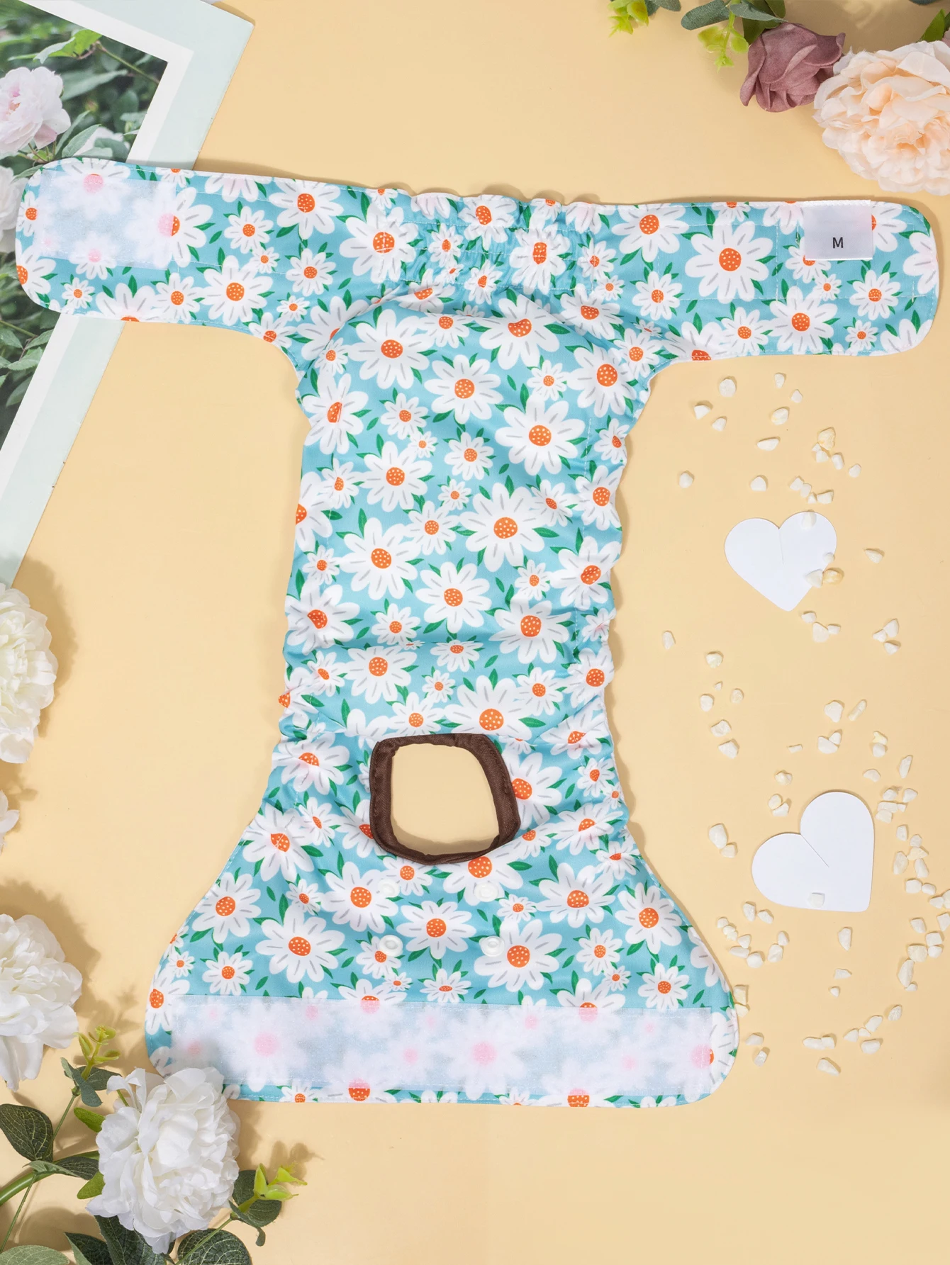 1pc Reusable Female Dog Diaper Washable Puppy Period Diapers for Heat Cycle with Different Sizes
