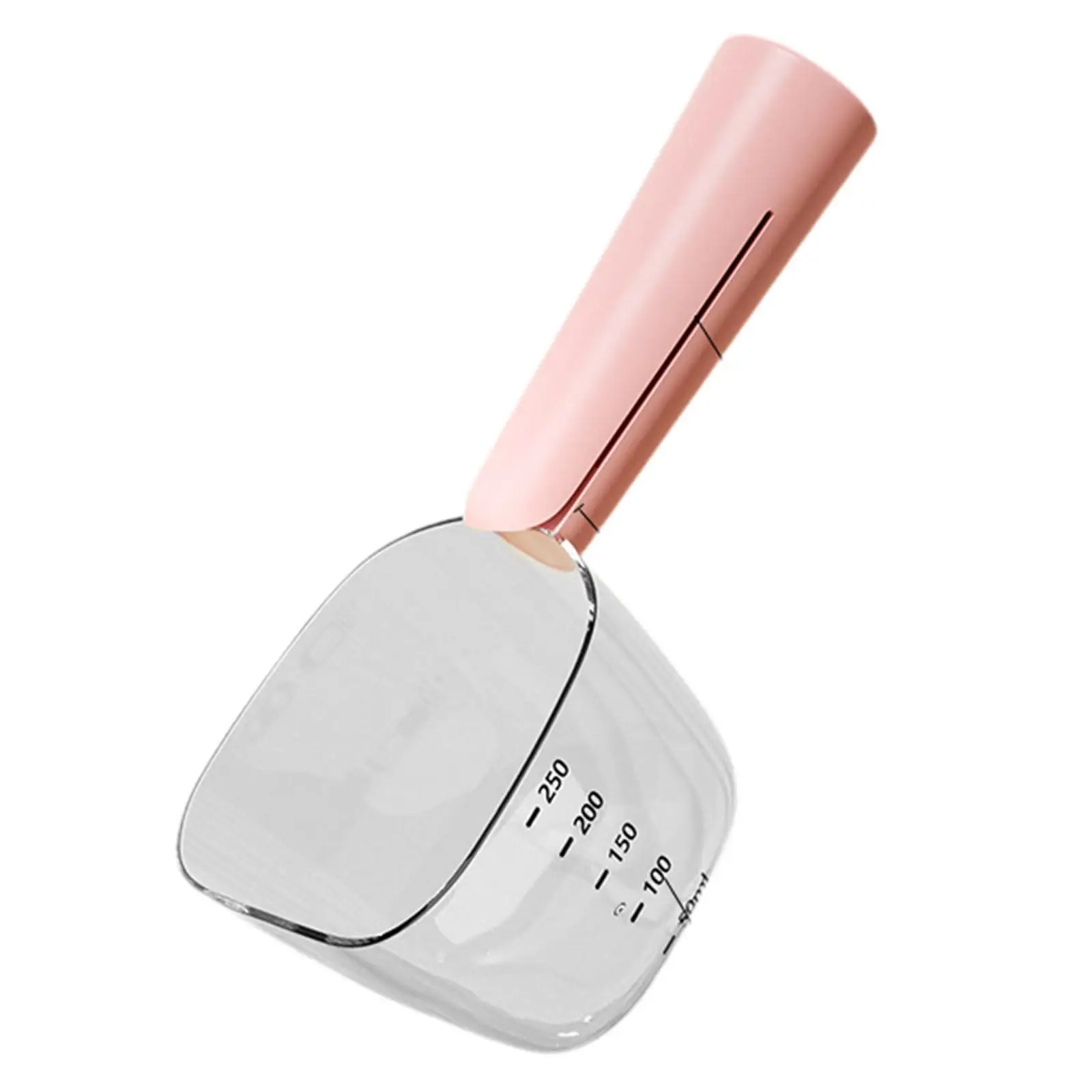 Pet Treat Scoop Tools Accessories Multi Use Cat Measuring Cup Dog Spoon with Bag Clip for Indoor Camping Outdoor Shop Travel