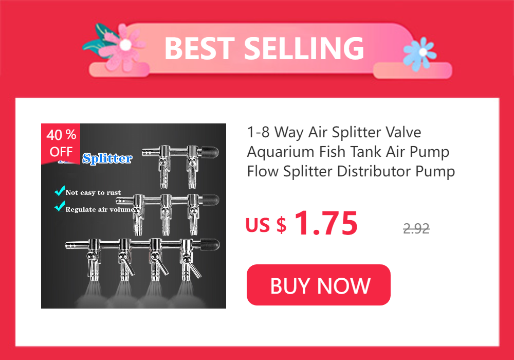 10PCS 4mm Aquarium Airline Tubing Connectors Plastic Inline Valve Hoses Joints Tee/Cross/Elbow/Y Shaped Air Pump Accessories