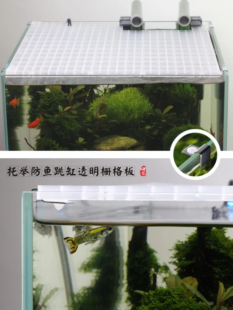 4Pcs/lot Aquarium Accessories Stainless Steel Fish Tank Glass Cover Support Non-Slip Holders Universal Lid Clips 5-19mm