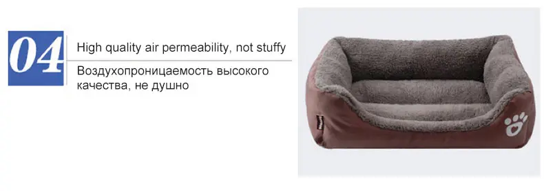(S-3XL) Large Pet Cat Dog Bed 8Colors Warm Cozy Dog House Soft Fleece Nest Dog Baskets House Mat Autumn Winter Waterproof Kennel