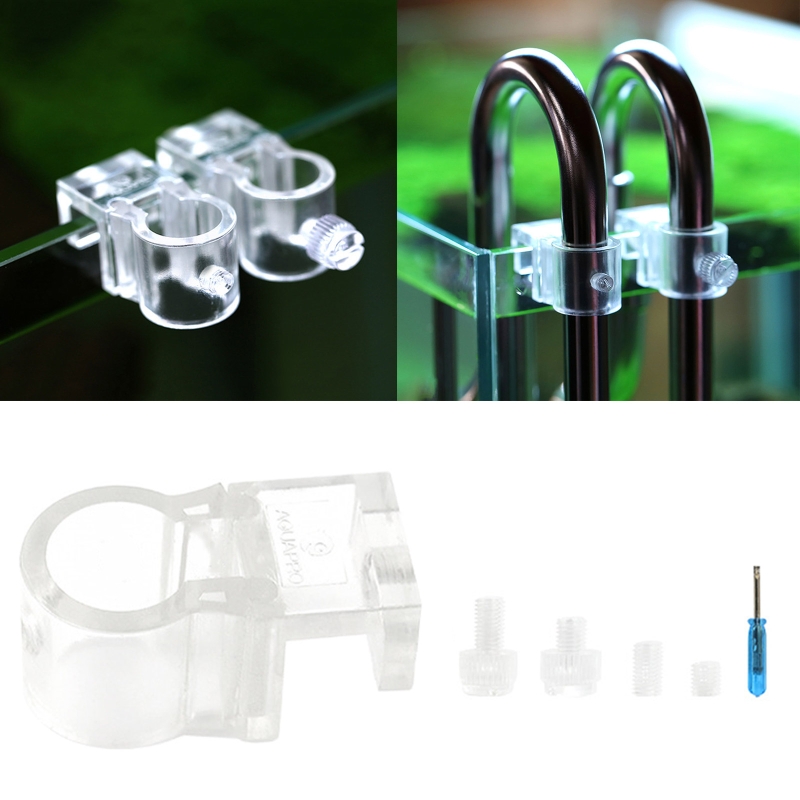 Aquarium Water Inlet Outlet Pipe Fixing Clip Fixture Clamp for Fish for Tank Feeding Hose Clamps Water Hose Holder