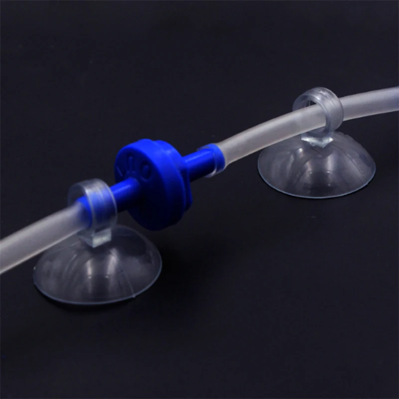 5Pcs Aquarium Suction Cups Air Tube Holder Sucker for Fish Tank Air Line Oxygen Tube Hose Pump Suction Cups Aquatic Pet Supplies