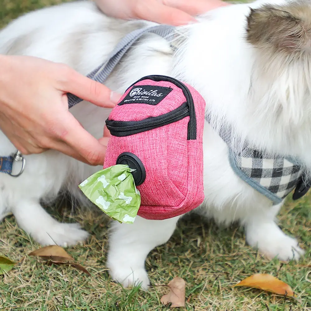 Portable Dog Training Treat Bag Outdoor Pet Dog Treat Pouch Puppy Snack Reward Waist Bag Dog Poop Bag Dog Carriers Bags