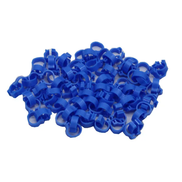 100Pcs Pigeon Leg Poultry Dove Bird Chicks Duck Parrot Clip Rings Band Foot Ring Pigeon Supplies Inner Diameter 8mm Width 5mm