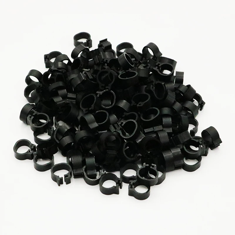 100Pcs Pigeon Leg Poultry Dove Bird Chicks Duck Parrot Clip Rings Band Foot Ring Pigeon Supplies Inner Diameter 8mm Width 5mm