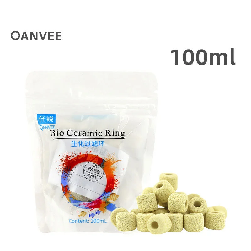 Hollow Quartz Ball Free Breathing Cubes Bio Ceramic Ring Aquarium Biochemical Sponge Filter Fish Tank Stuff Canister Pet Product