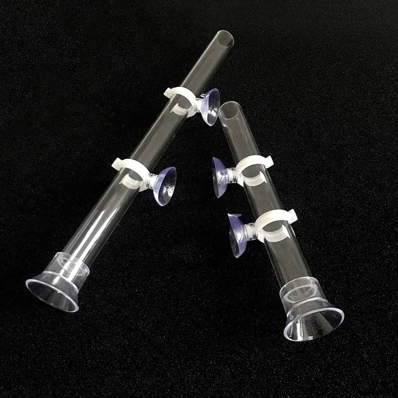 Acrylic Aquarium Feeder Tube Dish Transparent Fish Tank Shrimp Snail Shrimp Food Feeder Bowl Aquarium Feeding Accessories