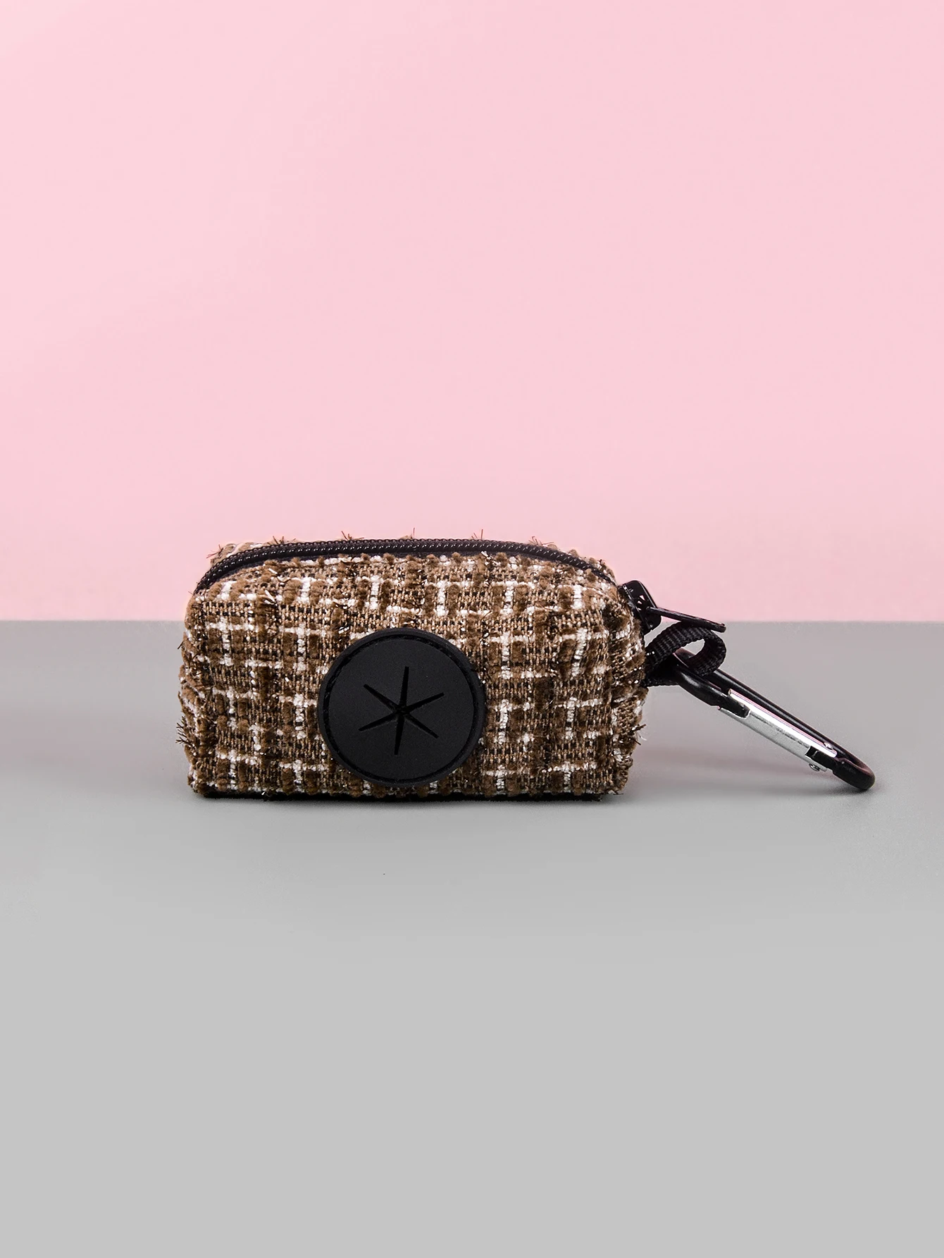 1PCS Fashion Design Pure Color Dog Poop Bag Holder for Leash Attachment(No Poop Bag And Leash)