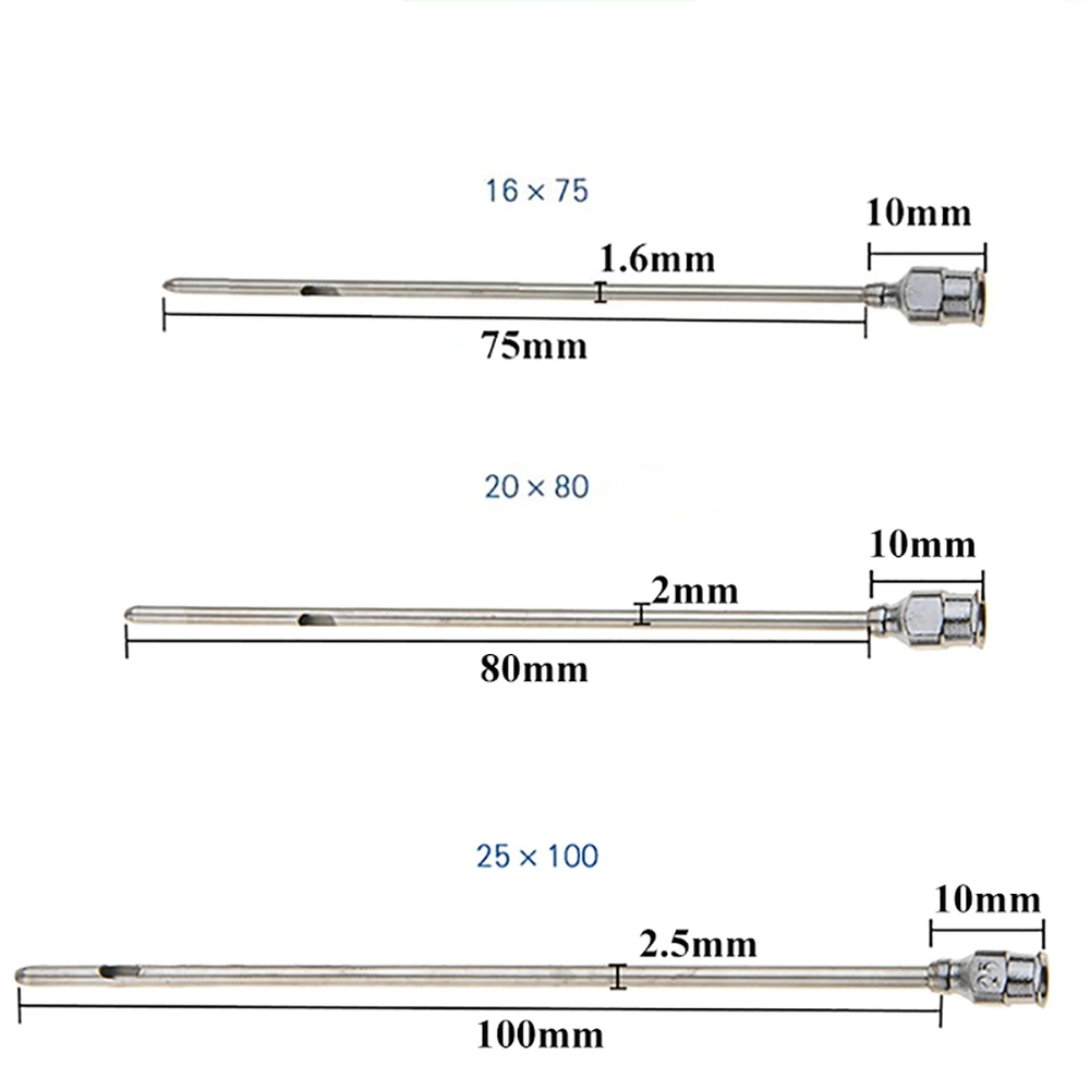 Cow Teat Milk Passing Needle Mastitis Injection Udder Infusion Ruminal Puncture Stainless Steel Trocar And Cannula Treatment