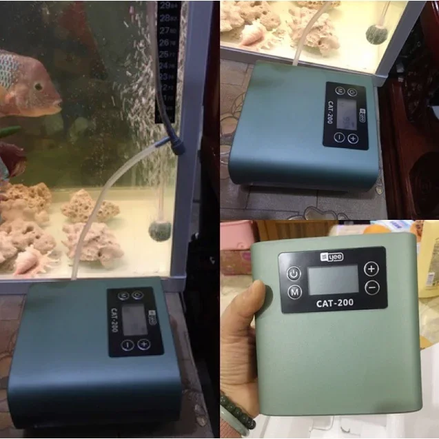 Ultra Silent Aquarium Aerator Lithium Battery Outdoor Fishing Oxygen Pump Rechargeable High-power Portable 3w-7.5w