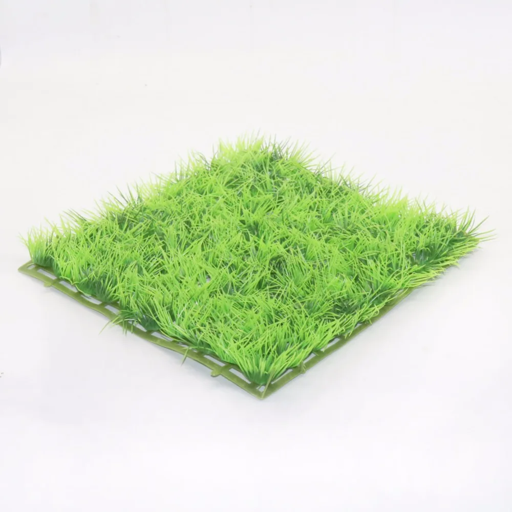 Artificial ABS Plastic Green Grass Plant Lawn Aquatic Aquarium Fish Tank Decor Eco-Friendly Aquarium Ornaments Aquarium Supplies