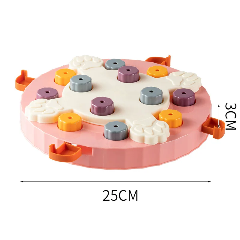 Interactive Cat Dog Puzzle Toy Slow Food Bowls for Cats Small Dogs Kitten Pet Training Toys Improve IQ Game Juguetes Para Gatos